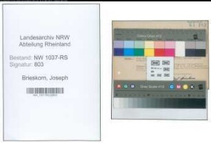 Entnazifizierung Joseph Brieskorn , geb. 00.00.0000 ()