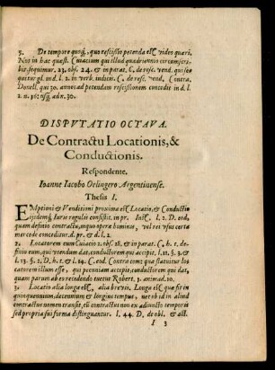 Disputatio Octava.