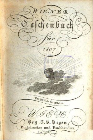 Wiener Taschenbuch für .... 1807, 1807