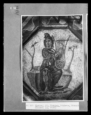 Mosaik mit Orpheus