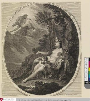 [Klytia verwandelt sich zu einer Sonnenblume; Clytie changée en tournesol]