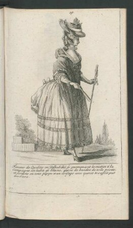 37. Femme de Qualite en Deshabillé ...