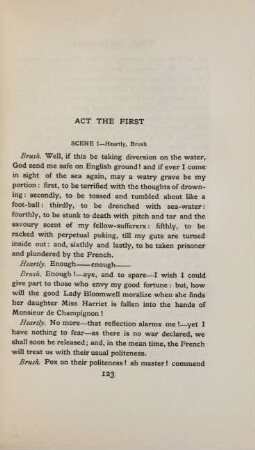 Act the first