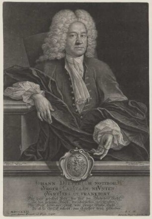 Bildnis des Iohann Dieterich Notebohm