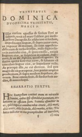 Dominica Duodecima Trinitatis ...
