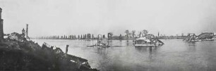 Zerstörte Brücken am Rhein
