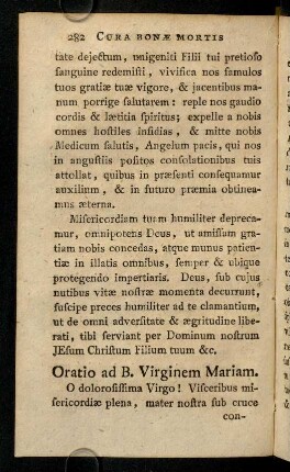 282-293, Oratio ad B. Virginem Mariam; ...