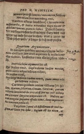 Quartum Argumentum