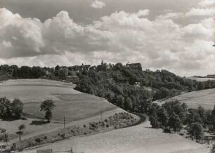 Wolkenstein, Stadtansicht von Nordnordwest