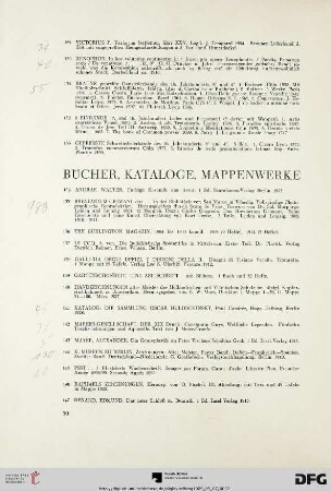 Bücher, Kataloge, Mappenwerke (Nr. 134-154)