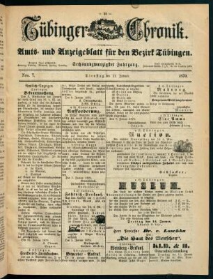 25-44, 11. Januar (Nr. 7) - 16. Januar (Nr. 11)