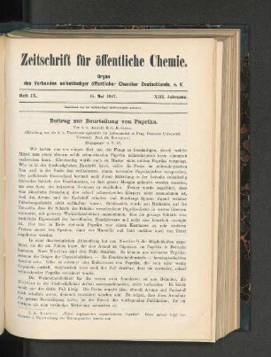 Heft IX. 15. Mai 1907.