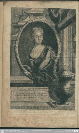 Die Hoch Wohlgebohrne Frau Frau Erdmuth Sophia Landes.Hauptmannin von Wobeser geb. von Ponickau