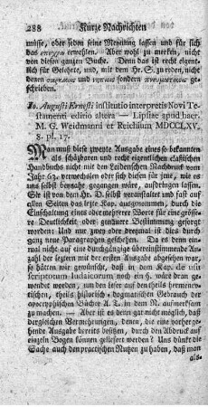 Institutio interpretis Novi Testamenti. Ed.II.