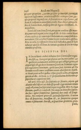 De Scientia Dei.