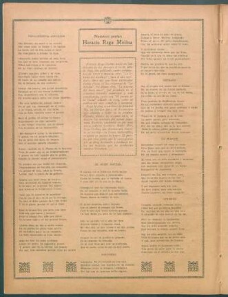 Horacio Rega Molina : Nuestros poetas