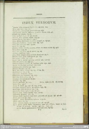 Index Verborum