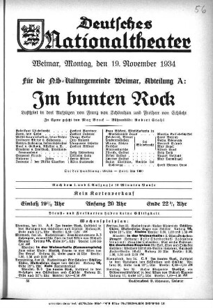 Im bunten Rock
