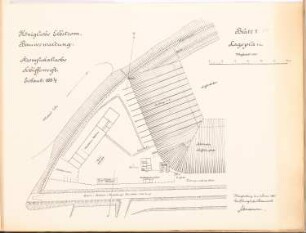 Schiffswerft, Magdeburg: Lageplan 1:500