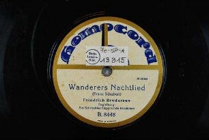 Wanderers Nachtlied / (Franz Schubert)