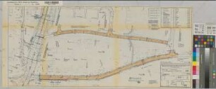 Münster (Münster) Berg Fidel Straßenbau Lageplan Blatt 10 Erschließungsstraße F / Am Berg Fidel (Pankokstraße) 1968/69 1 : 500 40 x 90 Pause Tiefbauamt Stadt Münster Regierung Münster Nr. 34021