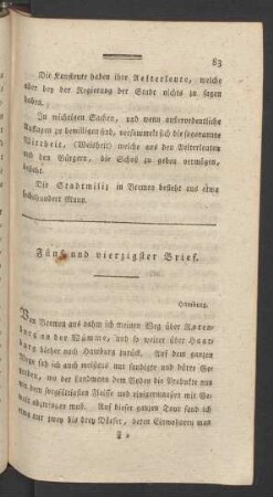 Fünf und vierzigster Brief