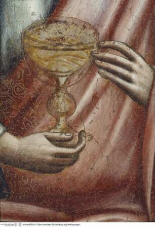 Weltgericht, Szenen aus dem Alten und Neuen Testament (Fragmente), heiliger Michael (Fragment), Weltgericht, Apostelreihe zur Linken Christi