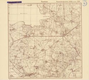 1645 Samtens, Topographische Karte 1:25000 (4cm - Karte)