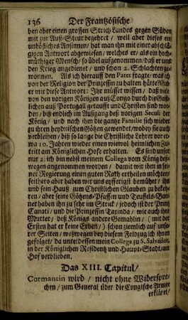 Das XIII. Capitul.