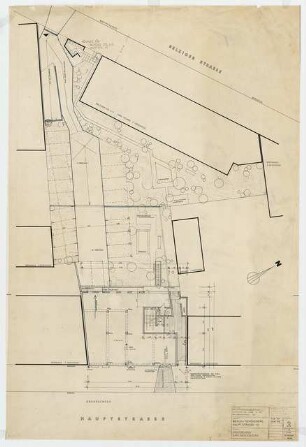 Geschäfts- und Wohnhaus Hauptstraße 13, Berlin-Schöneberg: Grundriss Erdgeschoss 1:100