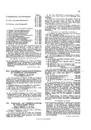 Schülerunfall- und Haftpflichtversicherung im Versicherungsjahr 1944/45 : [Amtliche Erlasse] ; [Amtlicher Teil]