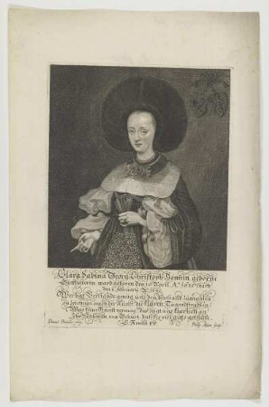 Bildnis der Clara Sabina Hönn
