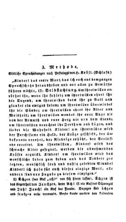 Methode : sittliche Sprachübungen von Pestalozzi ; (Schluss)