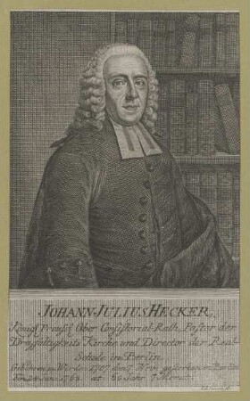 Bildnis des Johann Julius Hecker