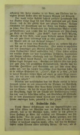 44. Brüderliche Liebe