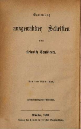 Sammlung ausgewählter Schriften : aus dem Vlämischen, 55. Der Bahnwärter