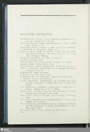 Benutzte Literatur