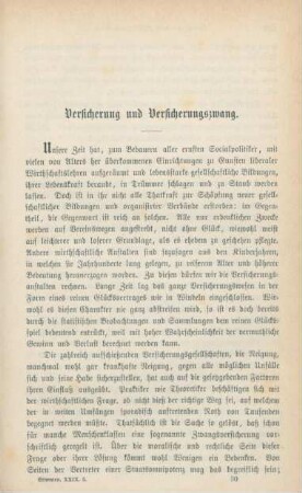 465-477 Versicherung und Versicherungszwang