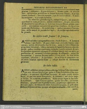 De Insulis Sancti Joannis, & Jamaycae