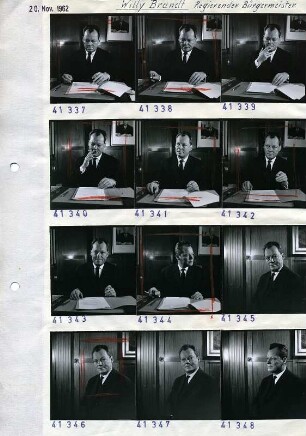 Portraitserie Willy Brandt