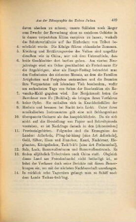 Aus der Ethnographie des Tschau Ju-kua