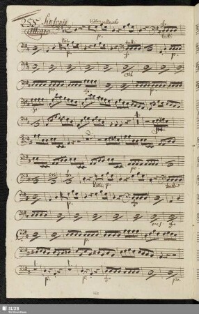 255. Sinfonia aus La giardiniera brillante / Sarti, G.