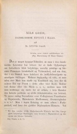 Historisk tidsskrift. 6. 1888