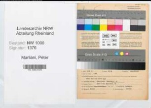 Entnazifizierung Peter Marliani, geb. 09.03.1900 (Druckereileiter)