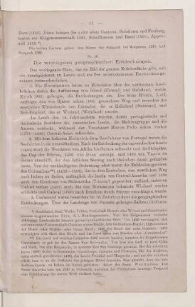 Nr. 10 Die wichtigsten geographischen Entdeckungen