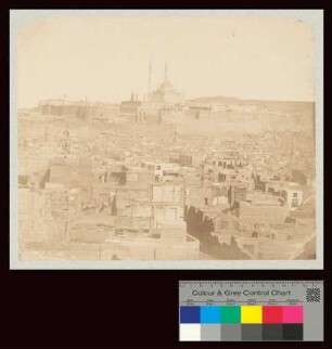 Cairo. Ein Theil der Stadt mit der Citadelle El-Kal'a