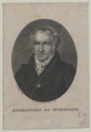 Bildnis des Alexandre de Humboldt