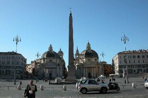 Rom - Piazza del Popolo : Die Piazza del Popolo. Aufgenommen in Rom im April 2004