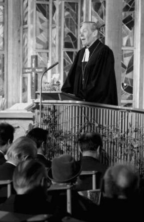 Freiburg: Ludwigskirche, Gottesdienst, Ansprache, Landesbischof Heidland