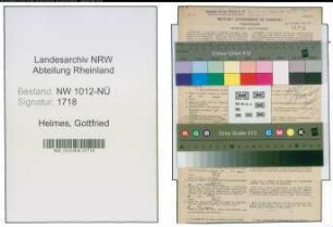 Entnazifizierung Gottfried Helmes , geb. 19.02.1909 (Schmied)